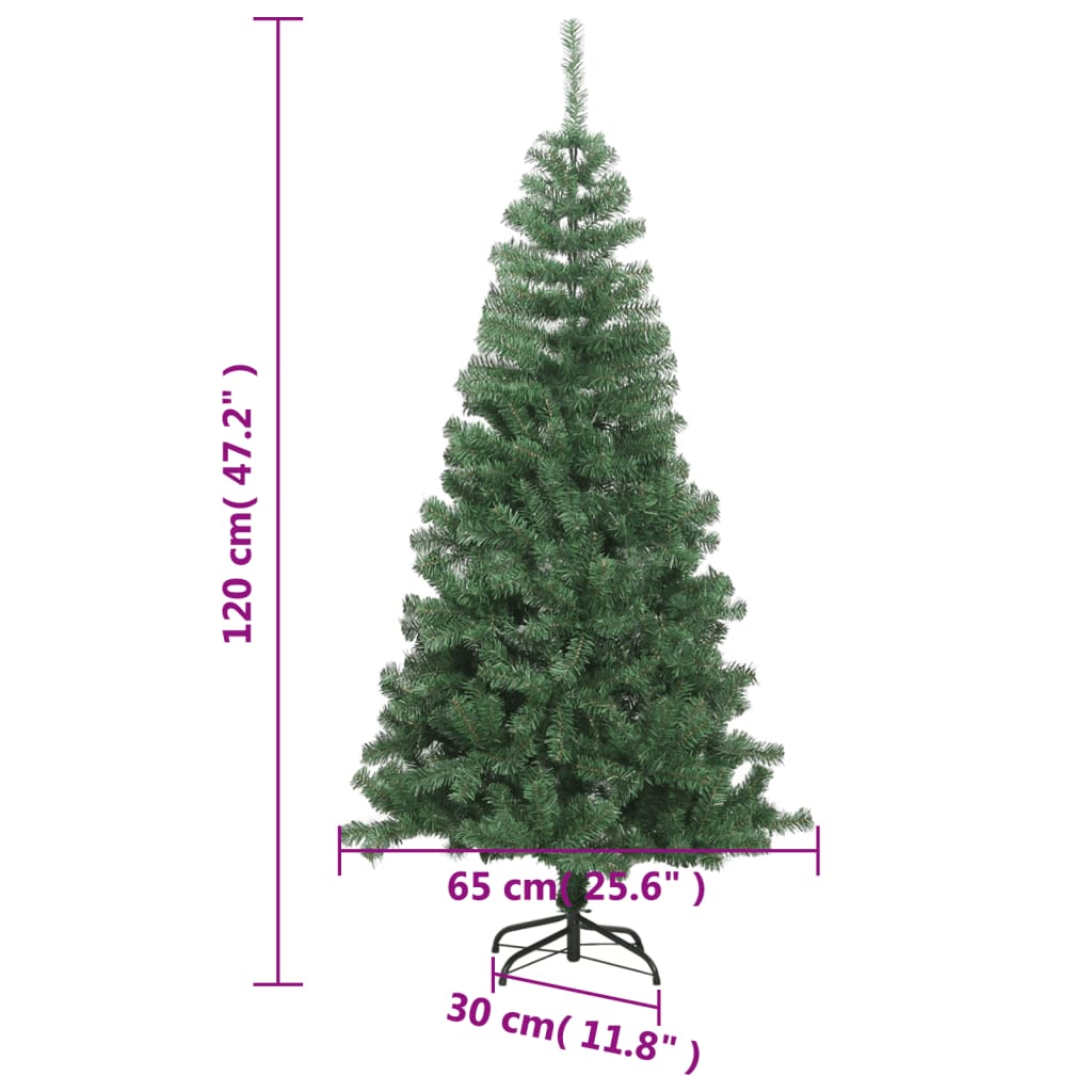 Árbol de Navidad artificial 230 ramas 120cm