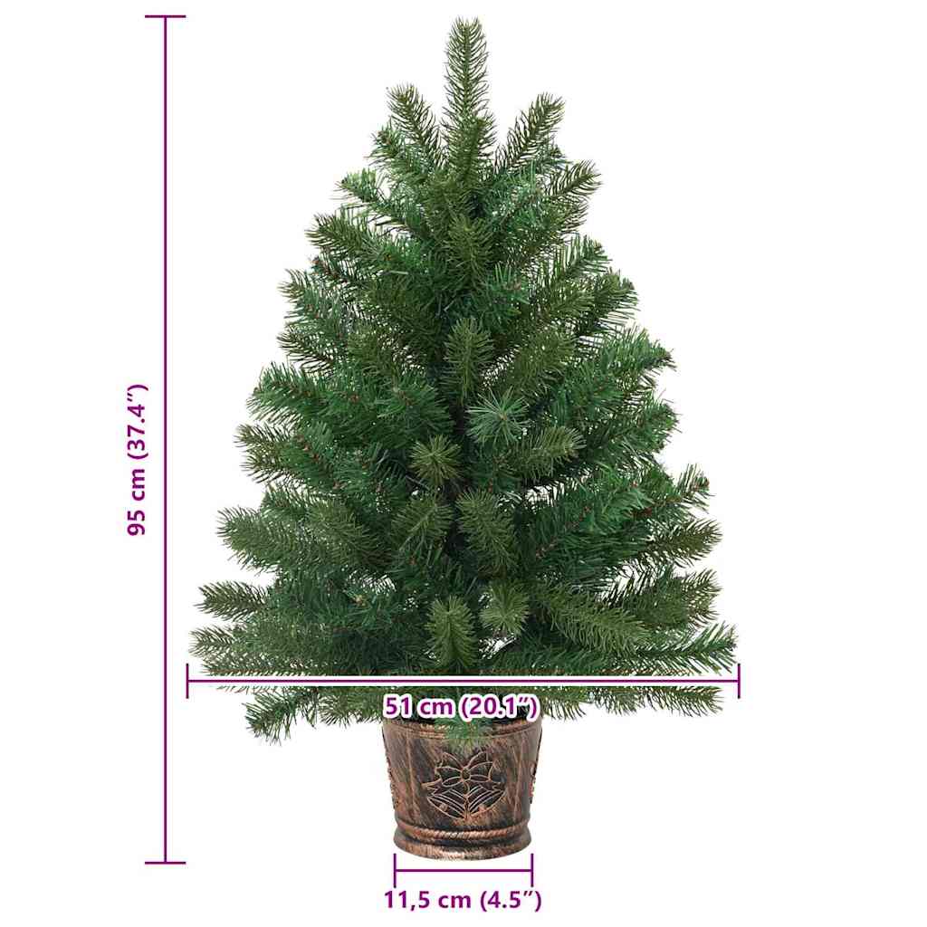 Árbol de Navidad artificial con maceta 95cm